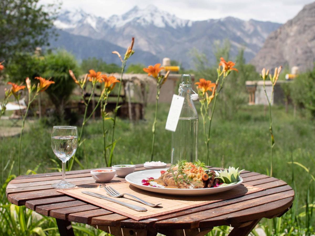 Hotel Lchang Nang Retreat-The House Of Trees-Nubra Valley Sumur Exterior foto