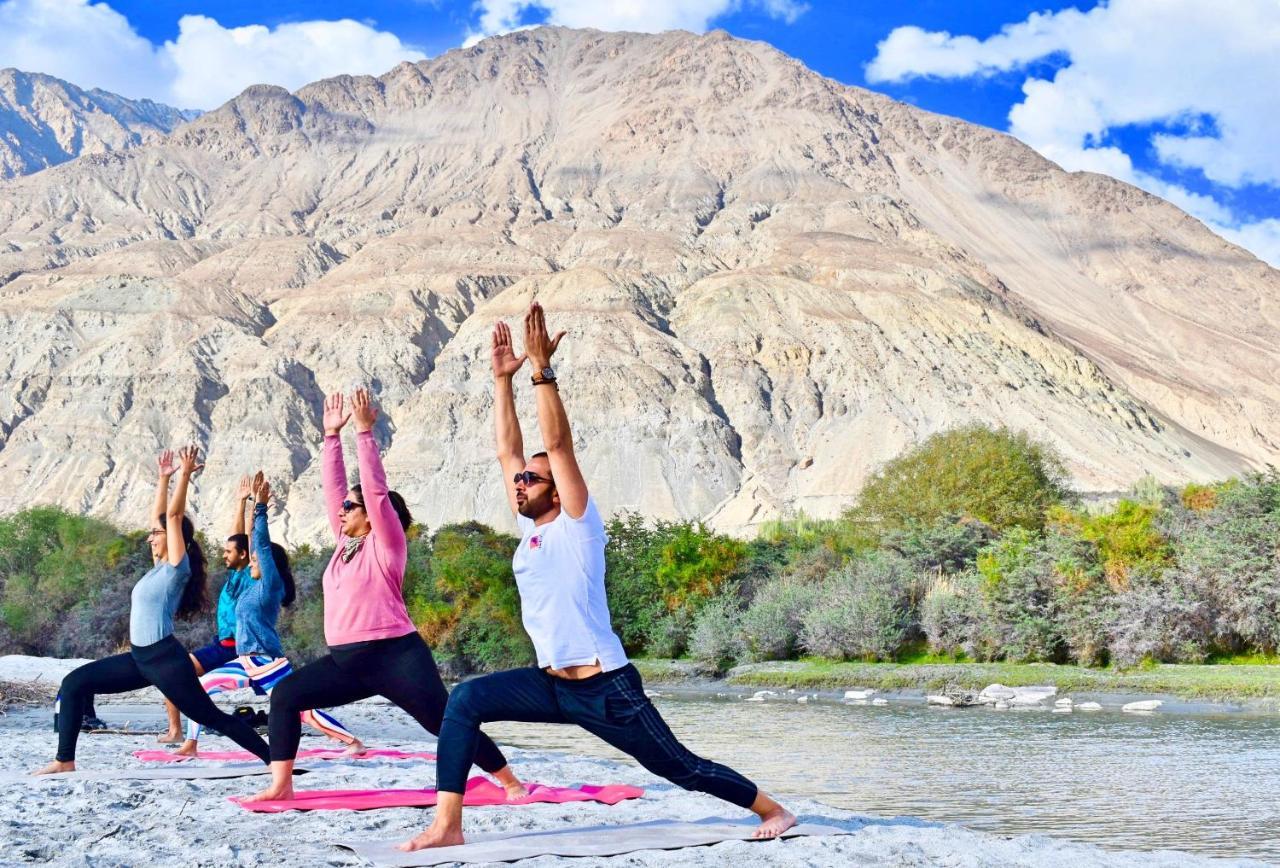 Hotel Lchang Nang Retreat-The House Of Trees-Nubra Valley Sumur Exterior foto